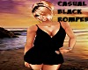 *S* Black Casual Romper