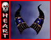 Elegant Sapphire Horns