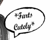Farts Cutely sign