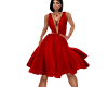VAL'S RED CLASSY DRESS