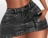 Black Denim Skirt