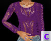 Purple Knit Sweater 