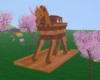 Tree house horse