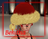 Red Gold Christmas Hat