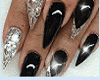 Black diamond Nails