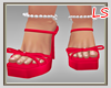! Lace Mini Heels