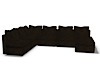 sofa (dark brown)