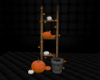 Pumpkins and ladder
