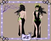 Demon Dress Neon Green