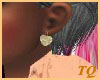 ~TQ~golden heart earring
