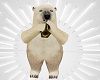 Trompet polar bear !