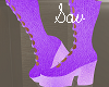 Rock Star Boots-Purple