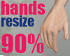 Hands scaler 90%