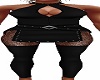 sexy black slit dress