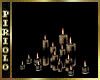 Candles-Black & Gold I