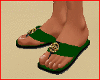 Male Green Sandals 