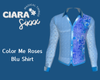 Color Me Roses Blu Shirt