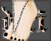 chained feet
