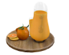 orange juice platter