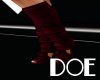 [d0e] Wine Heel Boots