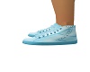 blue rinning shoe
