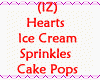 Heart IceCream Cake Pops