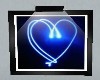 Blue Heart Framed