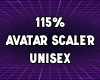 X. AVATAR SCALER 115%