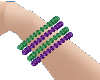 Green n Purple beads