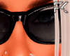 Black Metallic Glasses F