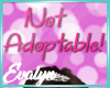 Kids Not Adoptable sign