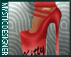 !Hot Red Kitty Shoes