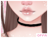 ୨୧ choker | black