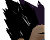 Black/purple hair