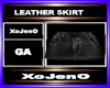 LEATHER SKIRT