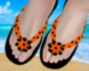 B|Flip Flops Orange ✿
