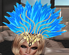 Gold Blue Headdress