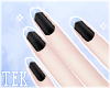 [T] Nails blue tips