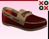 Red Marine Loafers