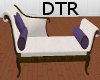 ~DTR~Cream Plum Chaise