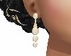 ~DA~ Pearl Gold Earrings