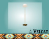 V: Gold Floor Lamp