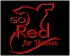 GO RED HEAD SIGN
