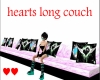 long couch hearts