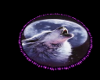 (C) Purple Wolf Rug