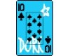 Dork blue card
