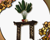 Oriental Palm Tree Table
