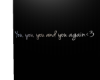 It's You Cutout