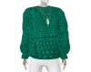 Green Knitted Sweeter M