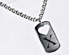 k. necklace letter X